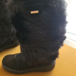 Oscar Black Faux Boots Euro 40/ 9 or 9.5 US